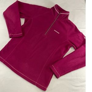 Craghoppers  Women’s Sweatshirt  Beautiful Magenta Color with Quarter Size: XS
